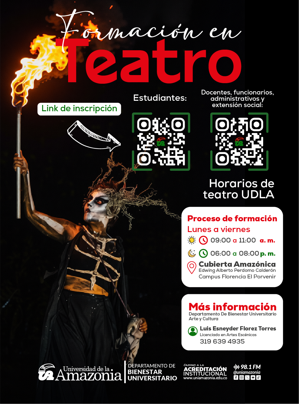 La Cultura se vive en la Universidad - Universidad de la Amazonia