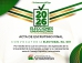 Acta de escrutinio final de la jornada de elección del Representante de los Egresados ante el Consejo Superior
